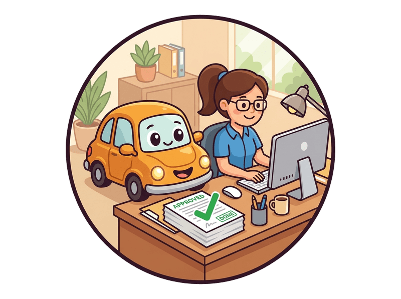 Illustration of dvla notification service service by Scrap Car Streatham