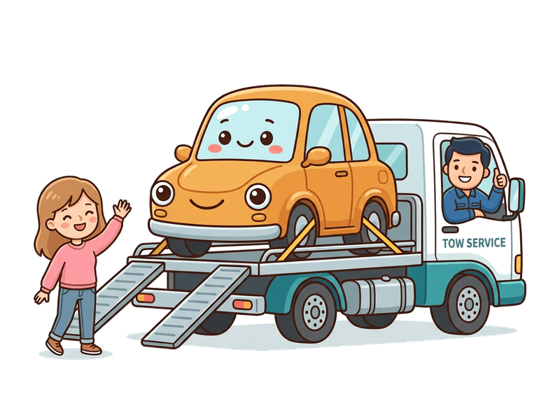 Step 3: We Collect — Our flatbed comes to you anywhere in Streatham & Norbury. Typically within 24–48 hours. Driveway, garage, or street — we'll find you.